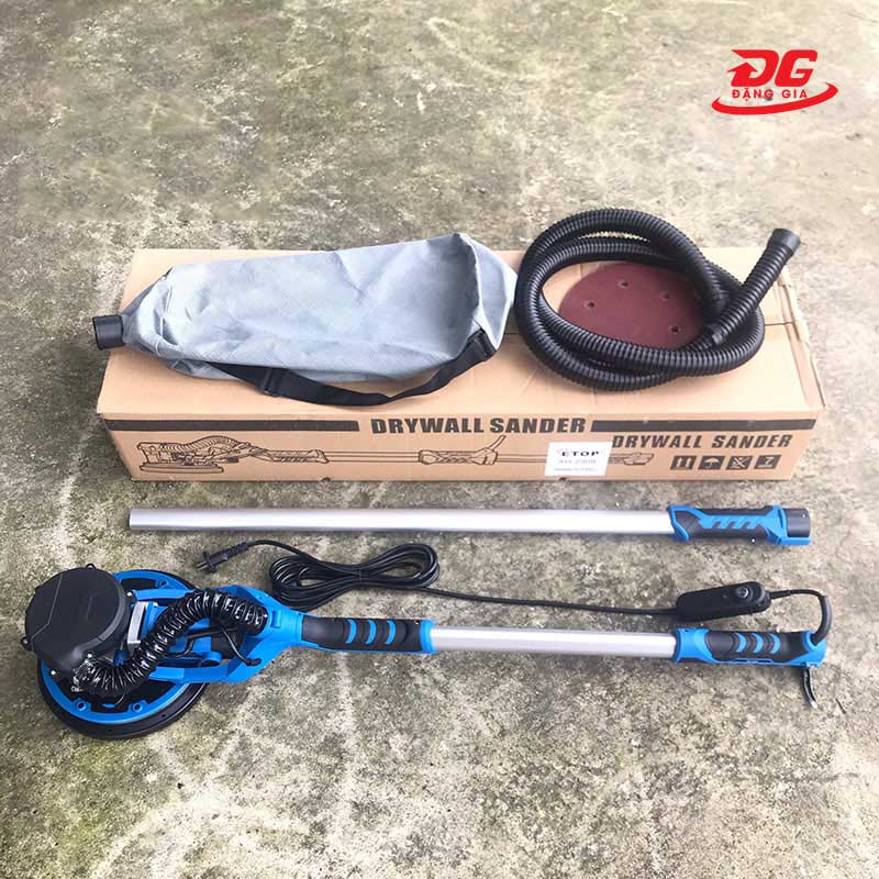 Máy chà nhám tường cán dài Etop XH-2309 và các phụ kiện đi kèm