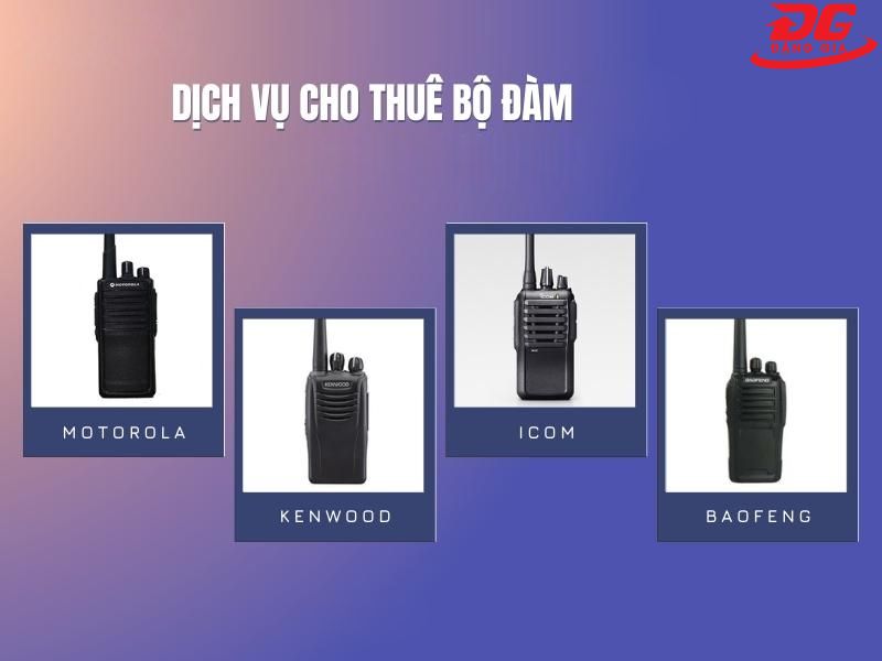 Dịch vụ cho thuê bộ đàm ngày càng phát triển