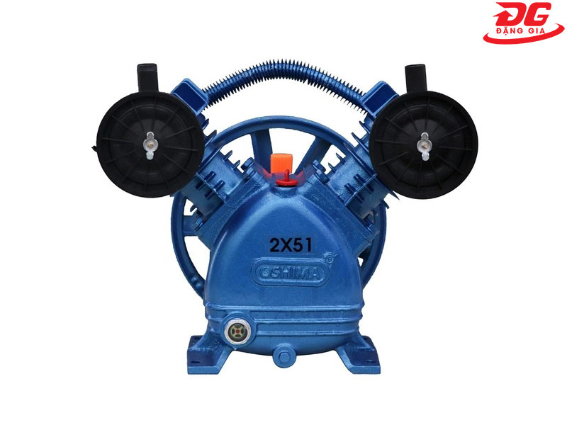 Đầu bơm hơi Oshima 2 piston 51x2