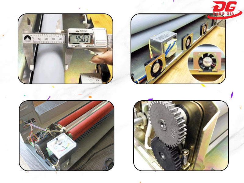 Vật liệu cấu thành máy cao cấp, bền bỉ, được chế tạo tinh xảo
