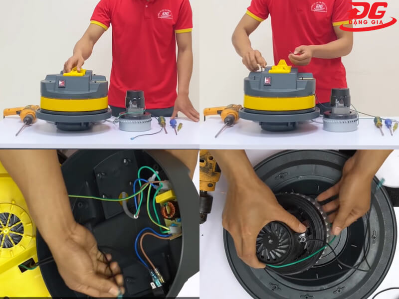 cách vệ sinh máy hút bụi công nghiệp