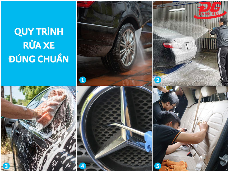 Rửa xe đúng quy trình giúp bảo vệ xe