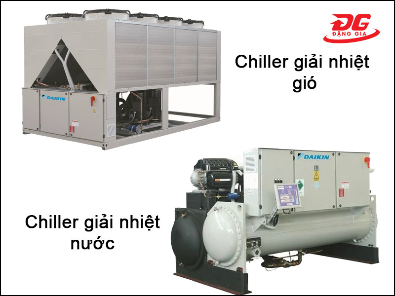 sự khác biệt giữa chiller giải nhiệt gió và chiller giải nhiệt nước
