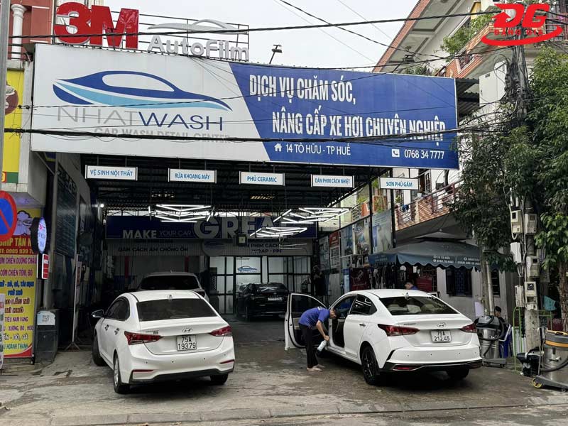 Rửa xe ô tô Huế -Nhatwash