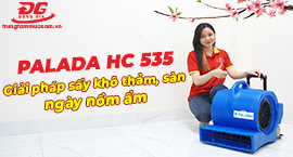 Video Giới Thiệu Quạt Thổi Thảm Công Nghiệp Palada HC 535