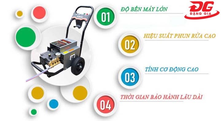 ưu điểm của máy xịt rửa xe Kumisai