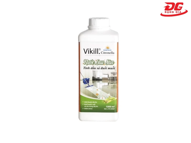 Nước lau sàn tinh dầu sả thơm đuổi muỗi Vikill