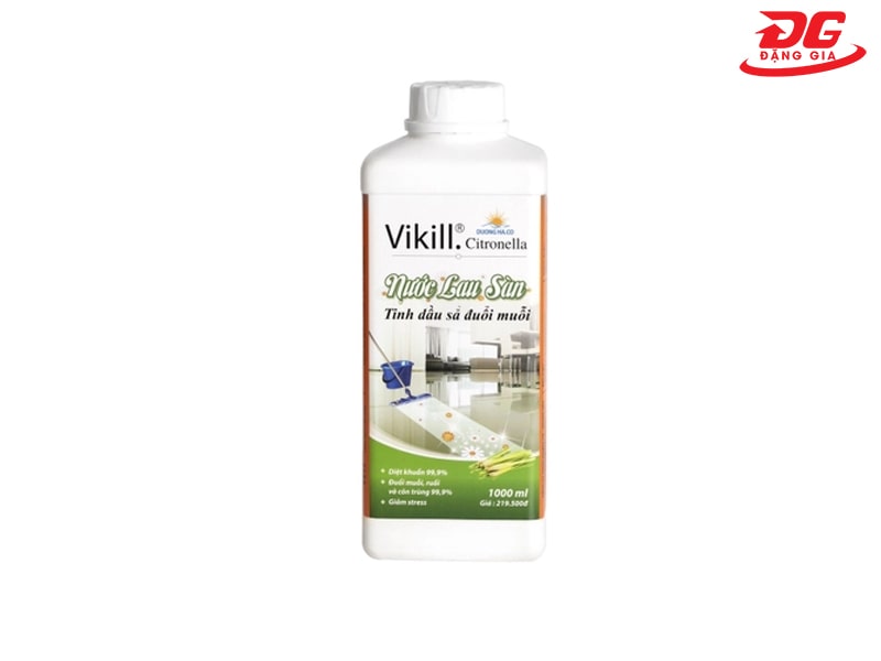 Nước lau sàn tinh dầu sả thơm đuổi muỗi Vikill