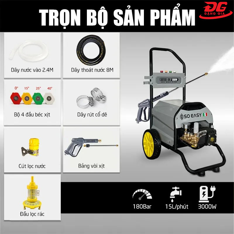 Máy rửa xe chuyên nghiệp Soeasy SE010G