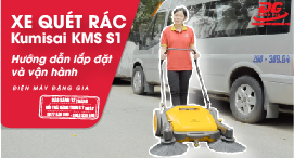 Video hướng dẫn lắp ráp & vận hành xe quét rác Kumisai KMS S1