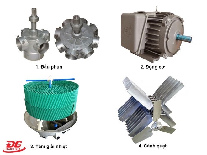 phụ kiện của tháp giải nhiệt tròn