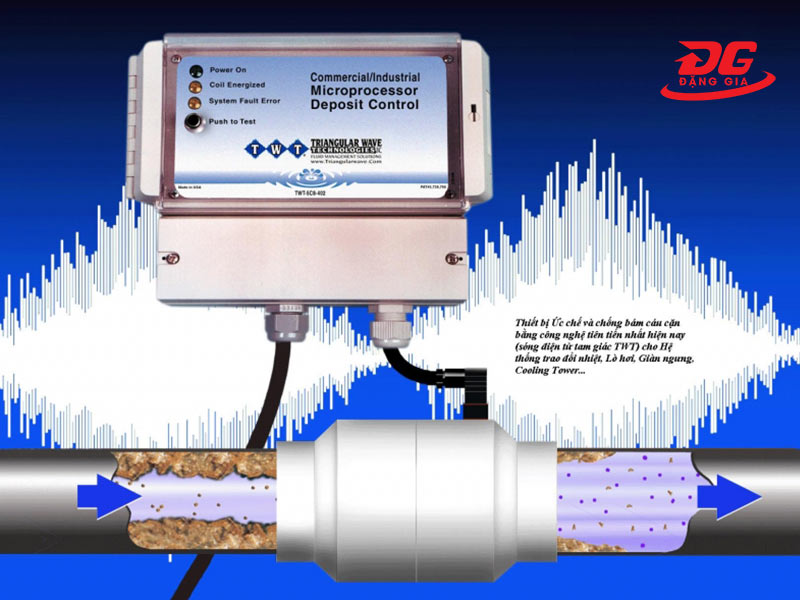 Xử lý cáu cặn đường ống bằng thiết bị TWT