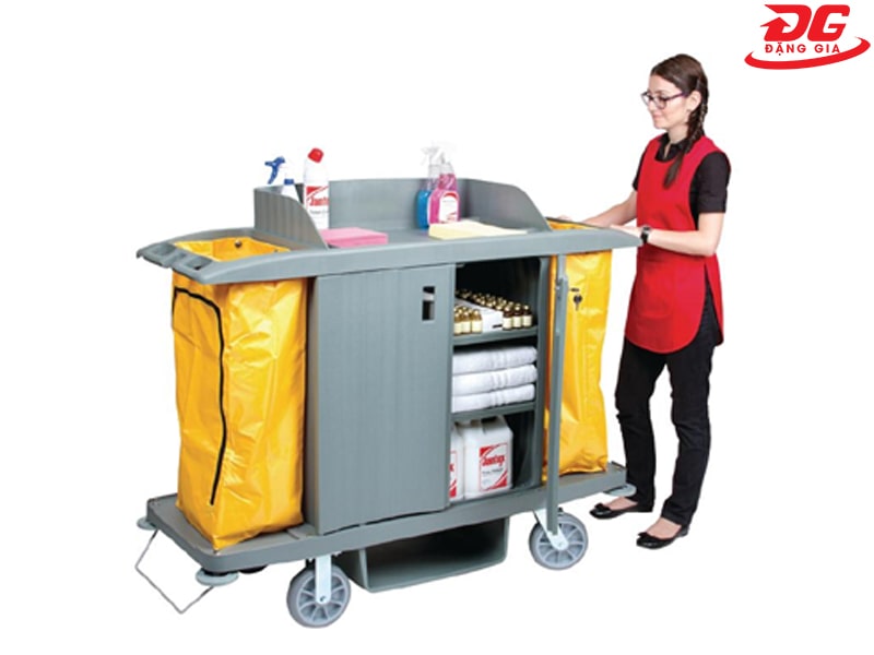 Xe dọn phòng có cấu tạo không quá phức tạp