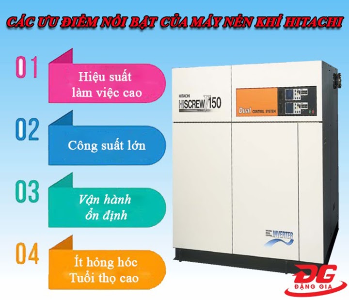 ưu điểm máy nén khí hitachi