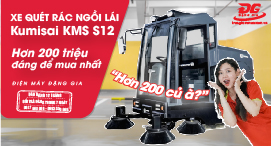 Video hé lộ bất ngờ về Kumisai KMS S12 - Xe quét rác hơn 200 củ