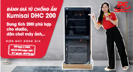 Video tủ chống ẩm Kumisai DHC 200 giá rẻ hút ẩm siêu nhanh