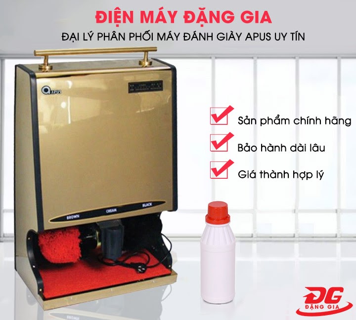 Đặng Gia - Địa chỉ phân phối máy đánh giày Apus uy tín