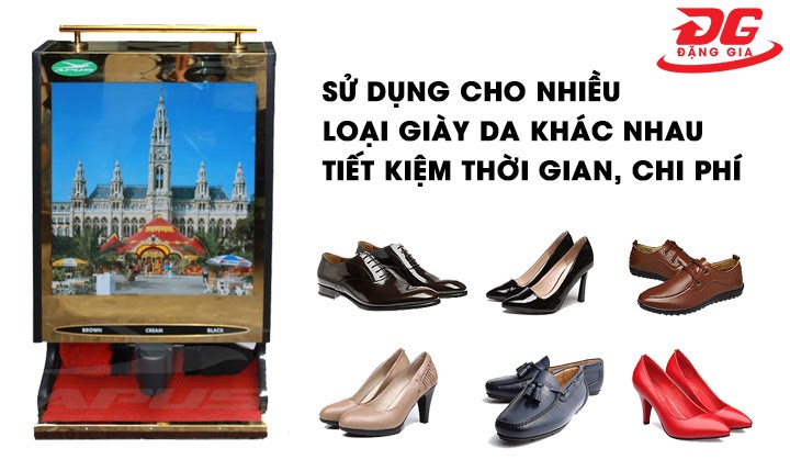 Sử dụng máy đánh giầy tự động Apus giúp tiết kiệm chi phí