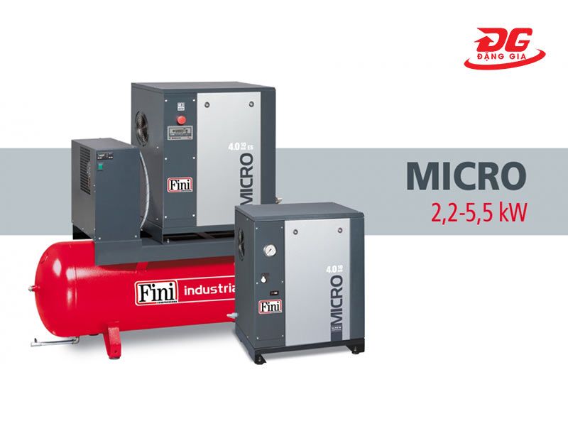 Máy nén khí trục vít Fini dòng Micro