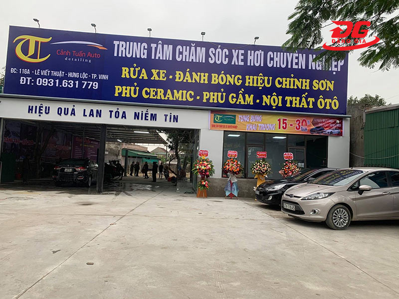 Rửa xe, chăm sóc xe chuyên sâu tại Cảnh Tuấn Detail