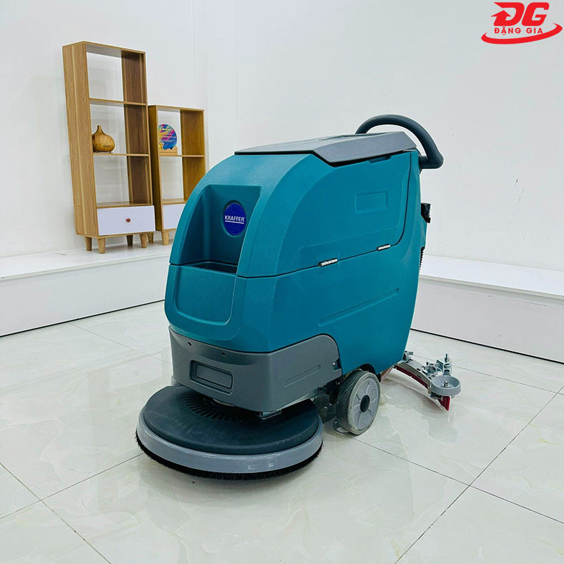 Máy chà sàn liên hợp đẩy tay dùng acquy Kraffer KF60