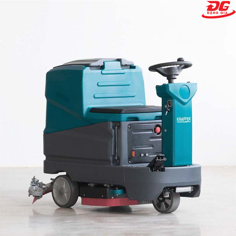 Máy chà sàn nhà xưởng ngồi lái Kraffer K80
