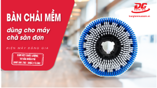 Video giới thiệu chi tiết bàn chải mềm máy chà sàn đơn