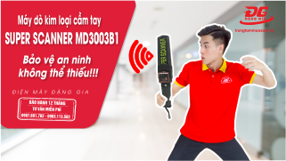 Video giới thiệu máy dò kim loại cầm tay Super Scanner MD3003B1