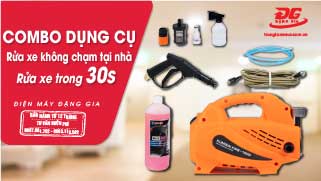 Video giới thiệu combo dụng cụ rửa xe không chạm cơ bản tại nhà – rửa xe trong 30s