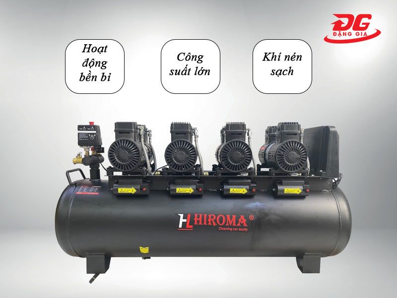  Các ưu điểm của máy bơm hơi Hiroma DHL – 0516