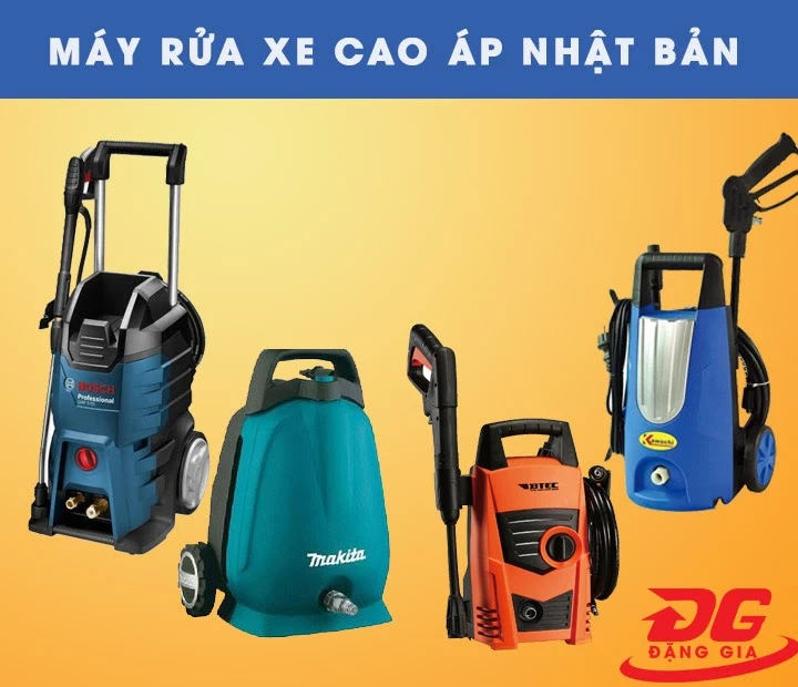Máy rửa xe cao áp Nhật Bản