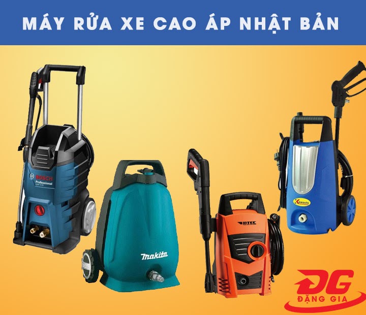 Máy rửa xe cao áp Nhật Bản