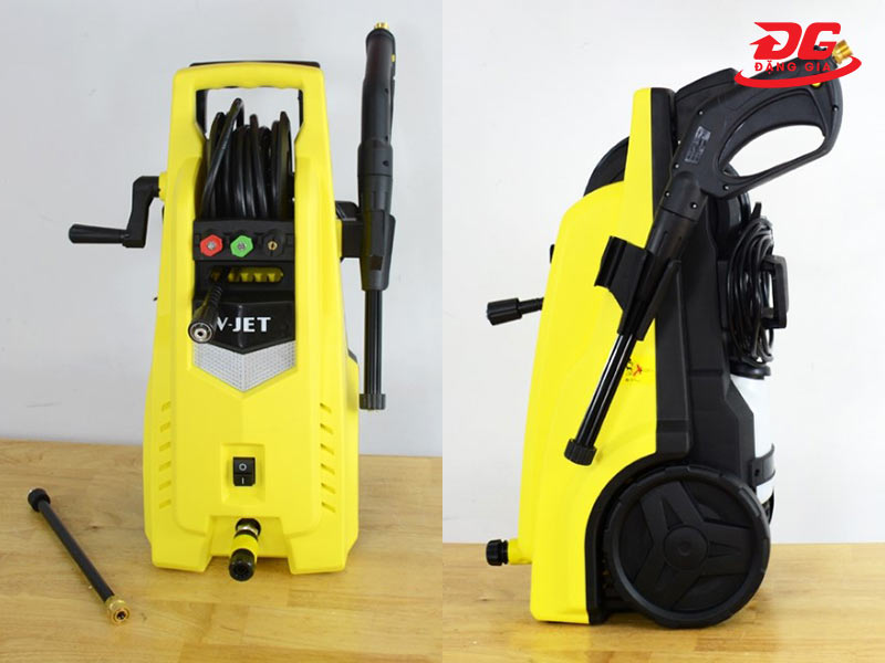 V-Jet VJ120 có tai kéo và bánh xe di chuyển tiện lợi