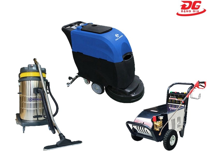 Những thiết bị thường sử dụng trong quy trình vệ sinh nhà xưởng