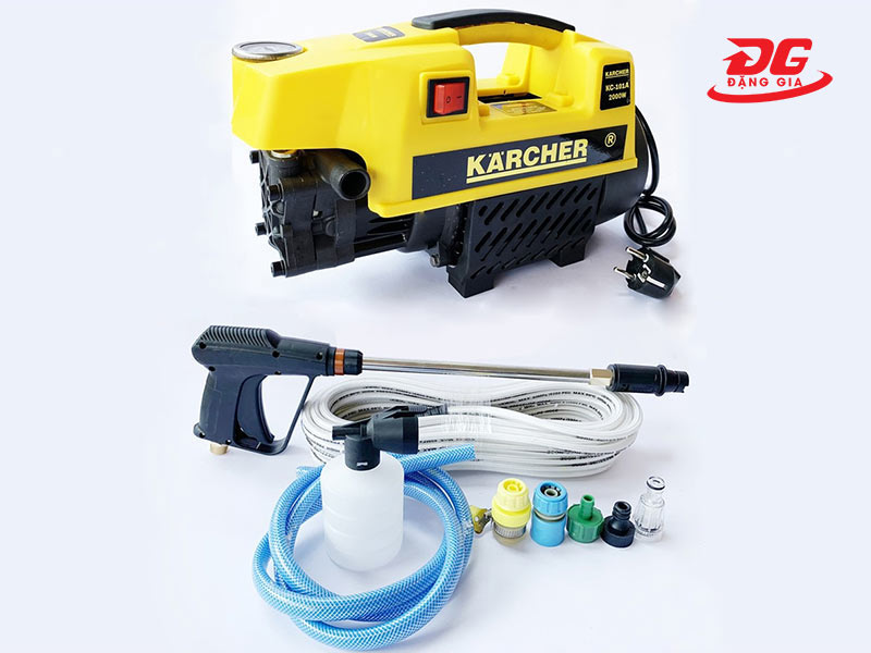 Máy rửa xe áp lực Karcher KC 101A và các phụ kiện