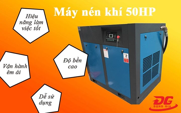 Một số ưu điểm của máy nén khí 50HP