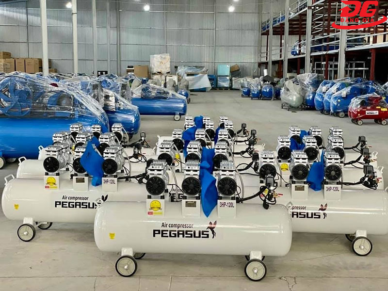 Giá máy nén hơi Pegasus phải chăng, phù hợp với nhiều khách hàng