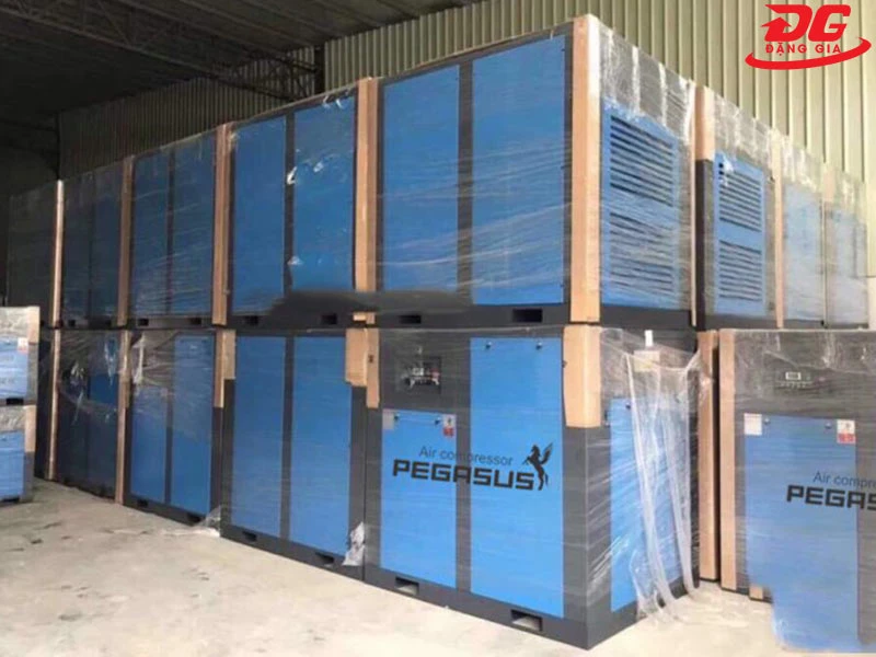 Các ưu điểm của máy nén trục vít ngâm dầu