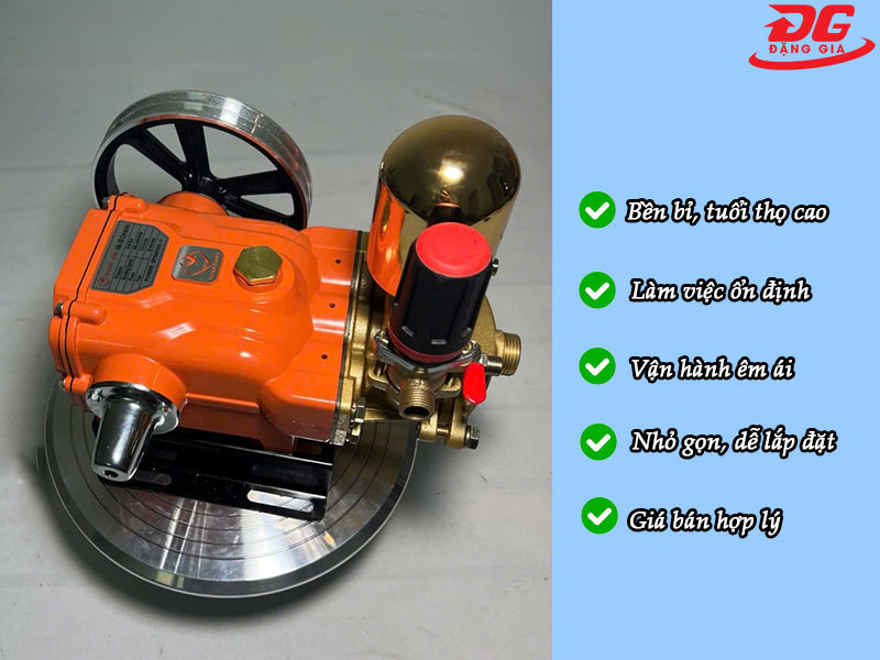 Các ưu điểm nổi bật của đầu phun áp lực piston sứ 2HP