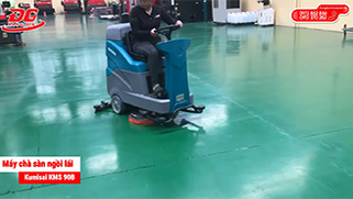 Video hướng dẫn sử dụng và test máy chà sàn ngồi lái Kumisai KMS 90B