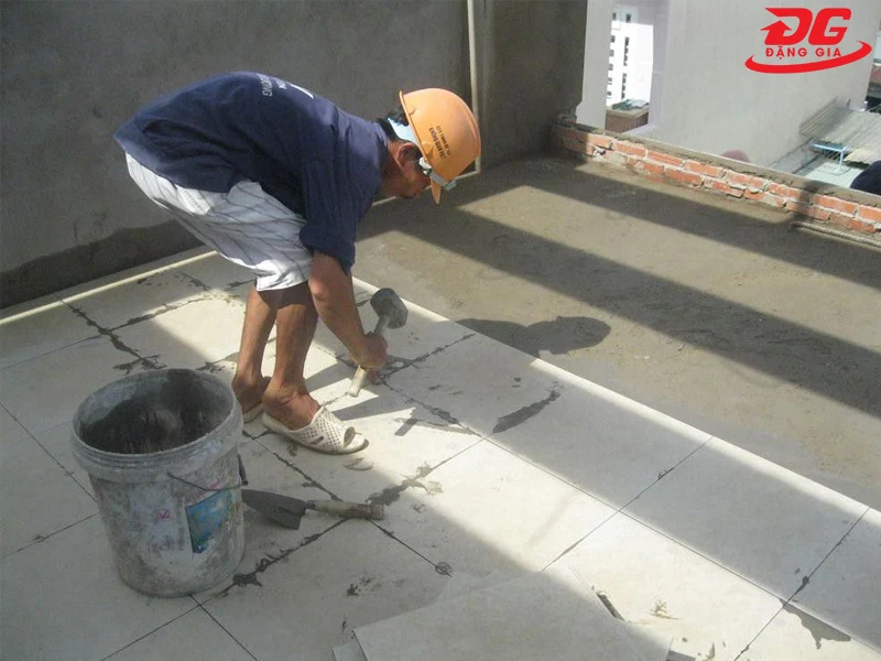 Thi công lát nền nhà không đúng kỹ thuật