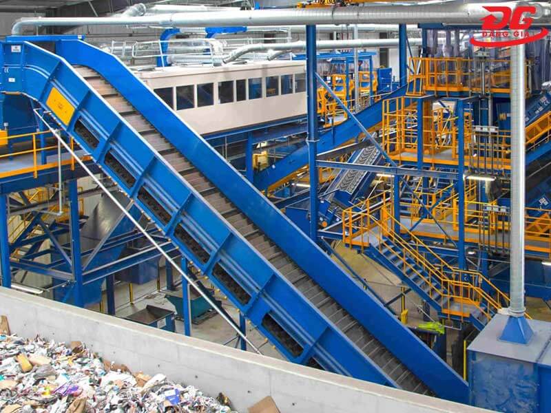 Máy phân loại rác, thùng phân loại rác tự động tái chế