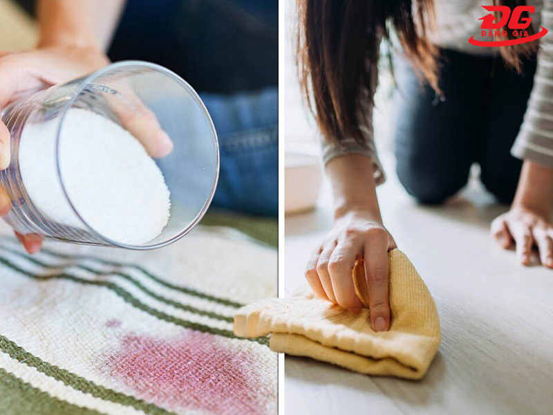 Sử dụng baking soda để lau sàn nhà sạch bóng