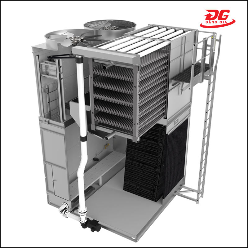 Cấu tạo bên trong tháp giải nhiệt mạch kín FXV