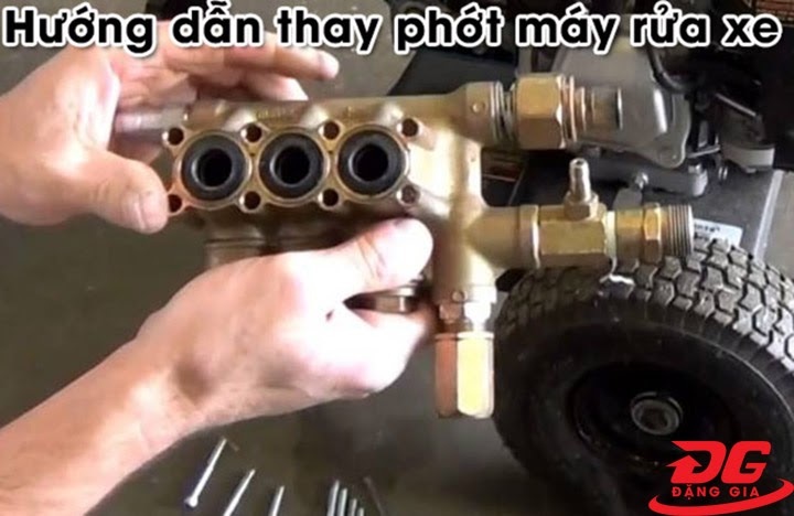 Cách thay phớt máy rửa xe cao áp