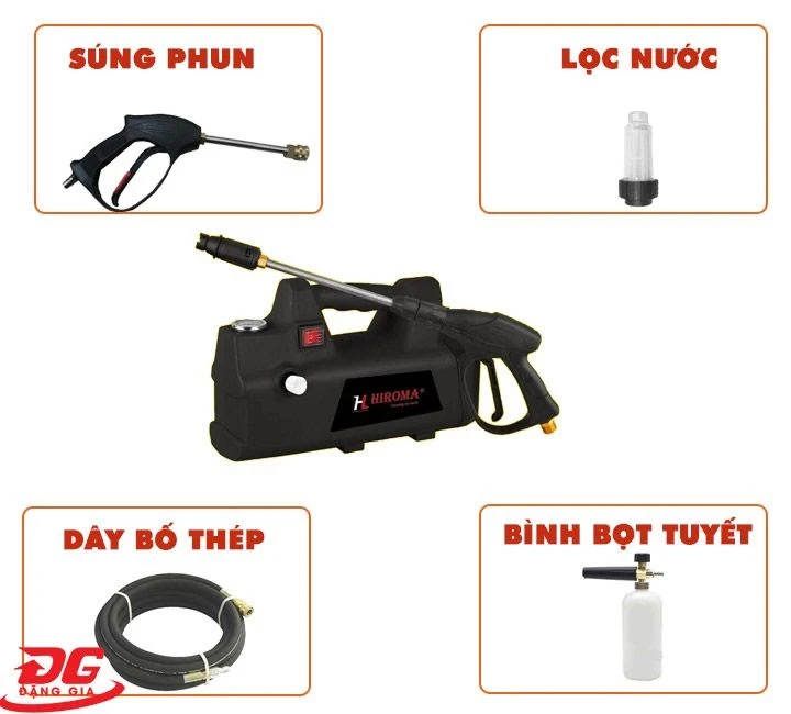 Phụ kiện máy rửa xe Hiroma