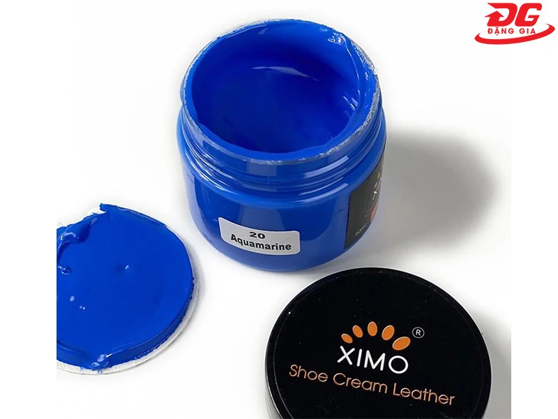 Xi giày màu xanh Ximo Leather Cream - Giá tham khảo: 85.000 đồng