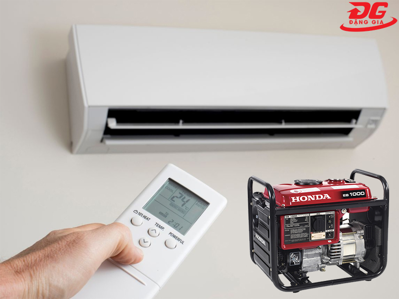 Máy phát điện 1KW sẽ không thể chạy được điều hòa