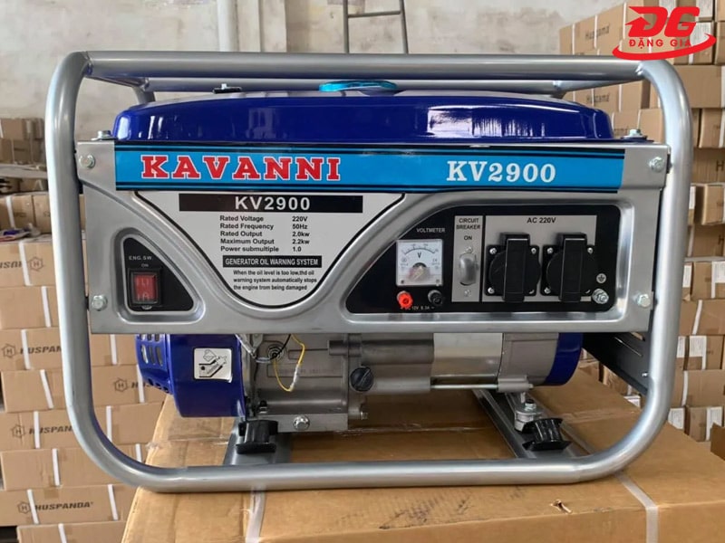 Ngưỡng công suất của máy phát điện 2KW là từ 1.8 - 2KW