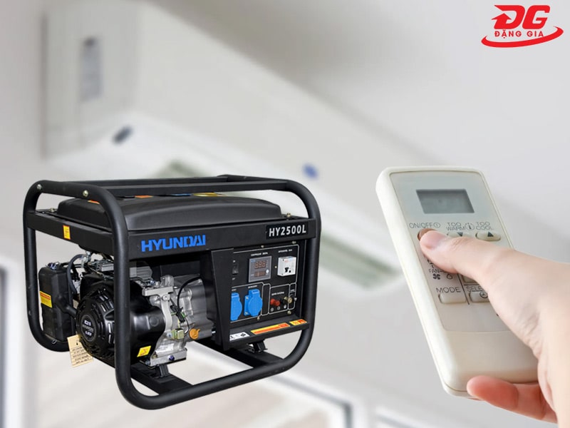 Máy phát điện chính hãng 2KW có chạy được điều hòa